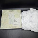 i Robe Robe - Natural Plant Fiber, Highly Absorbent & Soft Comfortable Touch Bathrobe for Premium Travel, Spa Retreats & Home Lounging; Ideal for Modern Women, Hotel Guests & Skin-Sensitive Users; White, Universal Size