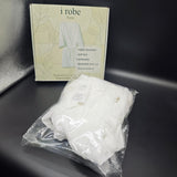 i Robe Robe - Natural Plant Fiber, Highly Absorbent & Soft Comfortable Touch Bathrobe for Premium Travel, Spa Retreats & Home Lounging; Ideal for Modern Women, Hotel Guests & Skin-Sensitive Users; White, Universal Size