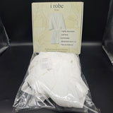 i Robe Robe - Natural Plant Fiber, Highly Absorbent & Soft Comfortable Touch Bathrobe for Premium Travel, Spa Retreats & Home Lounging; Ideal for Modern Women, Hotel Guests & Skin-Sensitive Users; White, Universal Size