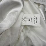 Bride Robe – White Polyester Bridal Nightwear with Artistic “Bride” Letter Print, Lightweight Wedding Morning & Honeymoon Sleepwear