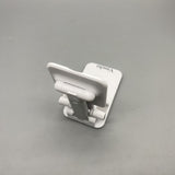 Visscho Smartphone Mounts - Adjustable Height & Angle, Stable Foldable Design with Anti-Slip Pads, Fits Phones & Tablets, White