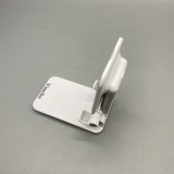 Visscho Smartphone Mounts - Adjustable Height & Angle, Stable Foldable Design with Anti-Slip Pads, Fits Phones & Tablets, White