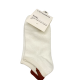 CIRTEMIRTH Socks - Red and White, US Size 5-7, Comfortable and Breathable