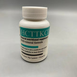 HCTTKCD Supplements, Calcium & Magnesium 1:1 Ratio, Full Spectrum Minerals, Non-GMO, Wheat & Gluten-Free, 60 Capsules