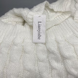 Lianyishe Sweaters , Acrylic Material, White, Size M, Cozy and Stylish