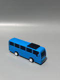 Luxos RC Toy Car, Mini Blue Bus Design, Remote-Controlled Vehicle, Compact Size 8 x 4 x 3 cm