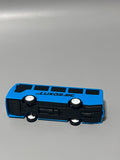 Luxos RC Toy Car, Mini Blue Bus Design, Remote-Controlled Vehicle, Compact Size 8 x 4 x 3 cm