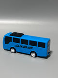 Luxos RC Toy Car, Mini Blue Bus Design, Remote-Controlled Vehicle, Compact Size 8 x 4 x 3 cm