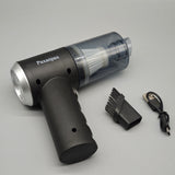 Paxanpax  Vacuum Cleaner – 6000PA Strong Suction, 2000mAh Battery, Portable and Compact, 400g, Black, 16.5×14.5×4cm