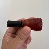 Delicate Pure Copper Resin Cigar Mouthpiece Nozzle Holder Pipe 4 Pieces (Red)