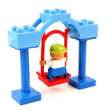 DIY Children Swing Playground Blocks Bricks Baby Kids Educational toys In Stock