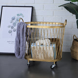Dirty Clothes Basket Laundry Basket Household Clothes Toy Storage Basket Bathroom Iron Dirty Clothes Bucket