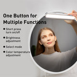 Hanging Magnetic LED Table Lamp Chargeable Stepless Dimming Desk Lamp Cabinet Light  For Closet Wardrobe USB Night Light