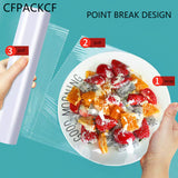 CFPACKCF Plastic films used as packaging for food,  7.87" X 11.81" 400 Roll Food preservation Film