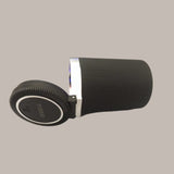YUESUO Ashtrays for automobiles Black Solar Powered Ash Tray with LED Light