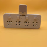 TEEMDOM Converters for electric plugs,Porous independent switch wireless socket