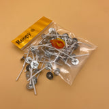 Roopy Wax for making candles, wicks for candlesm with Metal Tabs,Candle DIY,Candle Wicks Gift