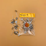 Roopy Wax for making candles, wicks for candlesm with Metal Tabs,Candle DIY,Candle Wicks Gift