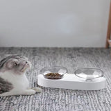 Fresh Nano Adjustable Cat Feeding Bowl - Double