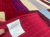 LENAILIN, 3-Piece  Patchwork King Velvet  Quilt Sets with Sham Oversized Bedding Bedspread