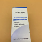 h GHB ooster nutritional supplement rich in multivitamins A, B, D3 for energy and nutrition