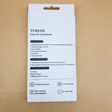 VOMAIS Cases for smartphones, transparent shockproof phone case compatible with iPhone 12/12 Pro