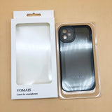 VOMAIS Cases for smartphones, transparent shockproof phone case compatible with iPhone 12/12 Pro