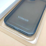 VOMAIS Cases for smartphones, transparent shockproof phone case compatible with iPhone 12/12 Pro