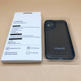 VOMAIS Cases for smartphones, transparent shockproof phone case compatible with iPhone 12/12 Pro