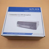 KPLIER Navigation apparatus for vehicles, 7" Embedded Car GPS Navigation With console,BLACK