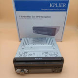 KPLIER Navigation apparatus for vehicles, 7" Embedded Car GPS Navigation With console,BLACK