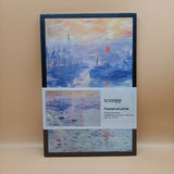 Tcxmpp Framed art prints, vertical corridor abstract sunrise landscape decoration painting