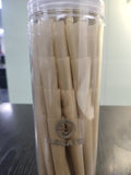 LOCATE Cigarette paper,40 Pack Rolled Cones 1 1/4 Size Organic Cigarette Rolling Papers with Tips (78mm/3inch) (Yellow)