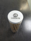 LOCATE Cigarette paper,40 Pack Rolled Cones 1 1/4 Size Organic Cigarette Rolling Papers with Tips (78mm/3inch) (Yellow)