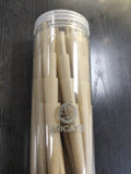 LOCATE Cigarette paper,40 Pack Rolled Cones 1 1/4 Size Organic Cigarette Rolling Papers with Tips (78mm/3inch) (Yellow)
