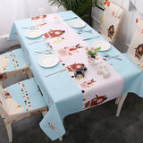 [50 Pattern] Ins Waterproof Table Cloth Chair Cover Cotton Line Festival Wedding Dinner Table Decor Tablecloth
