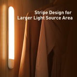 LED Wardrobe Light USB Rechargeable Night Light body Induction LED Lamp