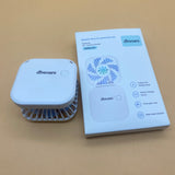 dbsoars Electric fans for personal use,USB Rechargeable Personal Hand Fans, Neck lanyard, White