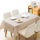 Plaid Waterproof Wipe Clean PVC Table Cloth Oilproof Dining Kitchen Table Cover