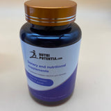 NUT RI POTENTIA .COM Dietary and nutritional supplements, 60 tablets calcium iron zinc selenium mineral bde adult calcium complex tablets