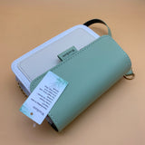 Weiikem Women's Satchel Bag, Green Fashion Classic Shoulder Bag,Small Shoulder Bag Mini Purse