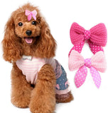 Pet Hair Clip Pet Supplies Dog Tiara Pink Wool Hairpin