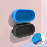 Baby Bowls with Suction, 2 in 1 Silicone Toddler Plate for Baby, Stick To High Chair Trays and Table,Compact Design-Bright Blue