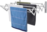 Vivianrack extendable towel rack,Rustproof Accordion Retractable Drying Rack for Laundry Room