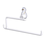 Kitchen Paper Towel Holder Toilet Tissue Paper Sheets Hanging Bathroom Paper Rack Wall Shelf