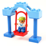 DIY Children Swing Playground Blocks Bricks Baby Kids Educational toys In Stock