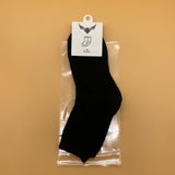 Unisex-Adult Short Socks,Solid Casual Breathable Quick Dry, Black(1 Pair)