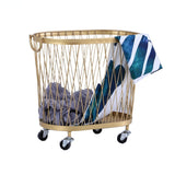 Dirty Clothes Basket Laundry Basket Household Clothes Toy Storage Basket Bathroom Iron Dirty Clothes Bucket