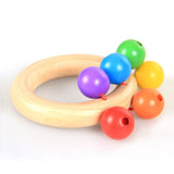 Montessori Wooden 3D Toys Childhood Learning Kids Baby Colorful Wooden Blocks Educational Toy For Kid Christmas Gift
