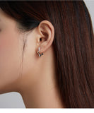 Genuine Silver 925 Earrings Shape-Star Origanl Jewelry For Women & Girls Gifts SCE1136